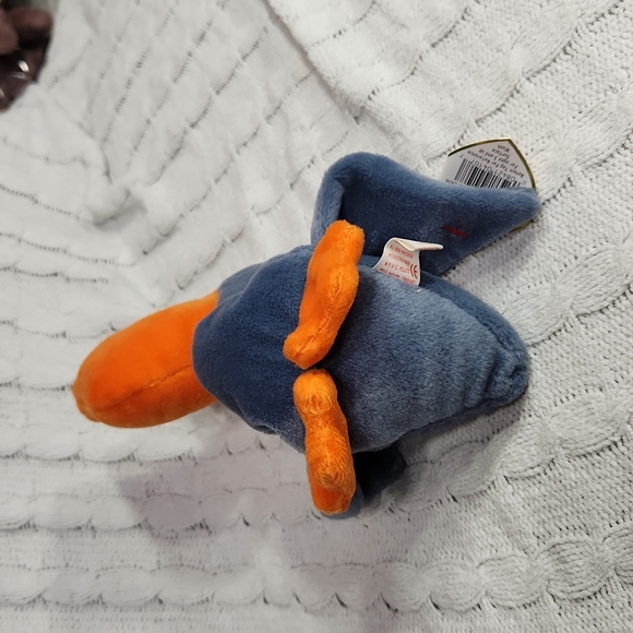 🕸Vintage Ty Beanie Baby Original Scoop The Pelican P.V.C. Pellets 1996 - Picture 6 of 12